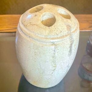 Waterstone genuine solid marble toothbrush holder